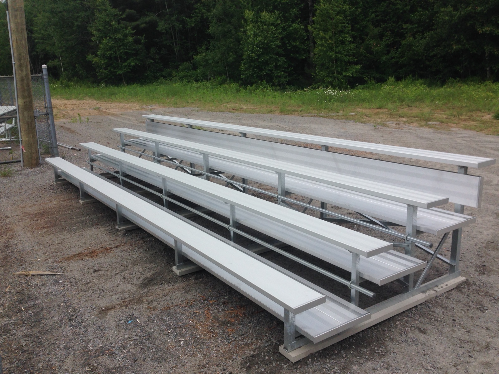 Standard 4 Row Bleachers Bleacher Guys